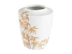 Meissen Cosmopolitan "Golden Bamboo" Vase Porzellan mit Golddekor 21cm – Porzellanwaren Tafelporzellan in weiß und aus Porzellan.