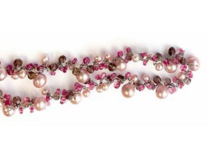 Claudia Geiger MOL Classic gemischt rosé Collier – Halsschmuck Collier aus Edelstahl.