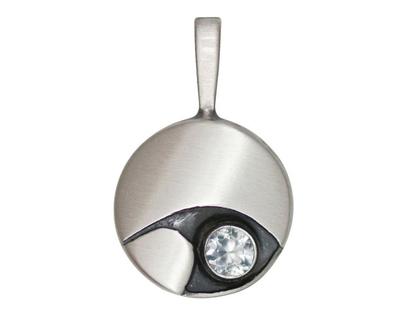 Nordform Design 16 Anhänger – Anhänger Anhänger mit Besatz aus 925 Silber.
