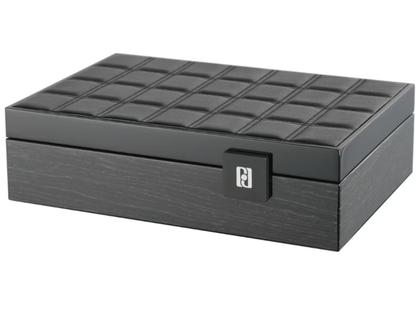 Paul Design Collector 10 Uhrenkassette Black Apricot – Uhrenetui Uhrenetui für mehrere Uhren aus Holz.