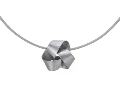 Niessing Papyr Anhänger Platin 12mm – Anhänger Anhänger ohne Besatz aus 950 Platin.