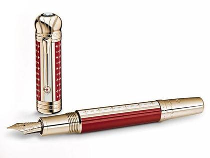 Montblanc 2012 Patron of Art: Limitierte Edition Joseph II Füllfederhalter – Schreibgeräte Füllfederhalter aus 750 Gelbgold.