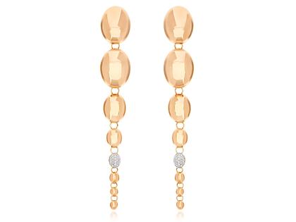 Nanis Sunset "Nuvole" Ohrhänger Roségold mit Brillanten – Ohrschmuck Ohrhänger in roségold und aus 750 Rotgold.