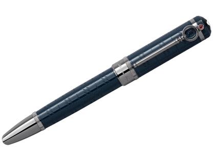 Montblanc Writers Edition                 2021: Special Edition Sir Arthur Conan Doyle 3er Set – Schreibgeräte Stiftset in blau und aus 750 Gelbgold, Edelharz und Ruthenium. – Ansicht 2
