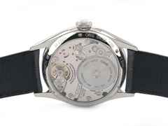 Oris Artelier Calibre 111 Handaufzug Edelstahl 43mm silbernes Zifferblatt graues Lederband 01 111 7700 4061 Full Set Occasion Refurbished – Herrenuhren Uhr mit Datum aus Edelstahl. Das Gehäuse ist rund und silber. Das Lederarmband Kroko / Alligator ist grau. Das Zifferblatt ist ein Index in silber. – Ansicht 2