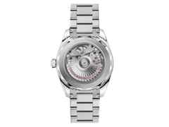 Omega Seamaster Aqua Terra 150M Automatik Edelstahl 38mm türkisfarbenes Zifferblatt Metallband – Herrenuhren Uhr mit Datum aus Edelstahl. Das Gehäuse ist rund und silber. Das Edelstahlarmband ist silber. Das Zifferblatt ist ein Index in türkis. – Ansicht 3