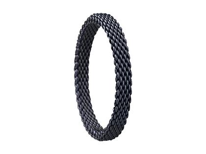 Bering Arctic Symphony Innenring schmal Milanaise Edelstahl IP Blau – Ringe Ring aus Edelstahl, IP beschichtet und und .