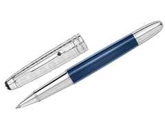 Montblanc Around the World in 80 Days Doué Classique Rollerball blau – Schreibgeräte Rollerball aus Edelharz und und platiniert.