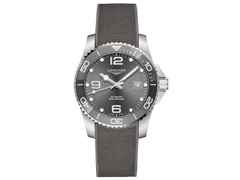 Longines HydroConquest Herrenuhr Automatik 41mm Edelstahl Keramiklunette grau Kautschukband kaufen