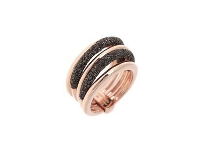 Ringe Ring aus 750 Rotgold, 925 Silber und und .
