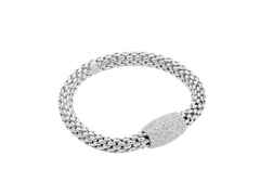 Fope Love Nest Flex'It Armband Weißgold 1 Schmuckelement Brillanten 3,93ct M flexibel – Armschmuck Armband aus 750 Weißgold.