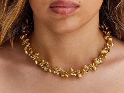 Nanis Trasformista Collier Gelbgold Tropfenelemente – Halsschmuck Collier aus 750 Gelbgold. – Ansicht 5