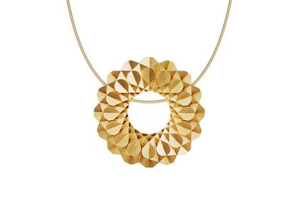 Niessing Phoenix Anhänger Classic Yellow 45mm – Anhänger Anhänger ohne Besatz in gelbgold und aus 750 Gelbgold.
