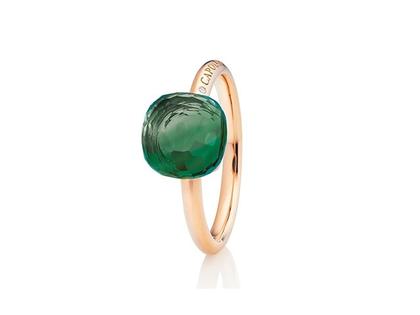 Capolavoro Happy Holi Ring Roségold mit Achat – Ringe Ring mit Besatz aus 750 Rotgold.