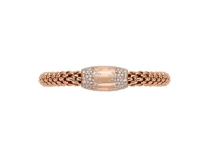 Fope Love Nest Flex'It Armband Roségold 1 Schmuckelement Brillanten 2,35ct M flexibel – Armschmuck Armband aus 750 Rotgold. – Ansicht 3
