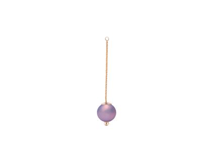 Meissen Pearl Collection Lilac Einhänger Roségold mit violetter Perle 12mm aus Meissener Porzellan® 50mm – Anhänger Anhänger ohne Besatz aus 750 Rotgold, Porzellan und und .