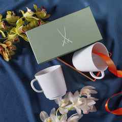 Meissen Henkelbecher  Set "Vitruv Graphic" – Porzellanwaren Tafelporzellan in weiß und aus Porzellan. – Ansicht 3