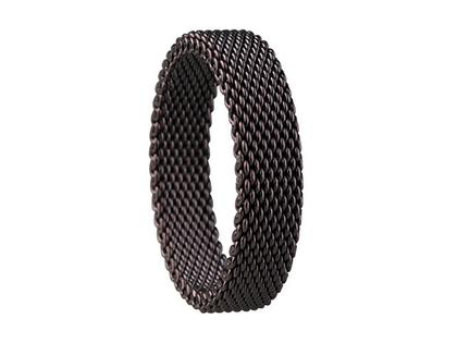 Bering Arctic Symphony Innenring breit Milanaise Edelstahl IP Braun – Ringe Ring aus Edelstahl, IP beschichtet und und .