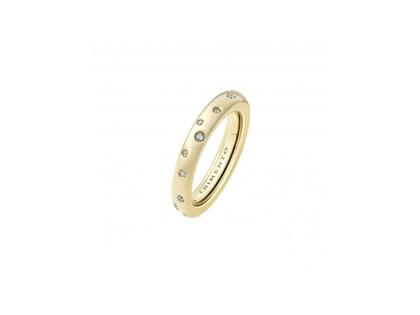 Chimento Forever Brio Ring Gelbgold 4mm mit Brillanten 0,150ct – Ringe Ring mit Besatz in gelbgold und aus 750 Gelbgold.