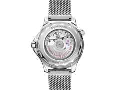 Omega Seamaster Diver 300M Automatik Edelstahl 42mm graues Zifferblatt Metallband – Herrenuhren Uhr ohne Datum aus Edelstahl und Titan. Das Gehäuse ist rund und silber. Das Edelstahlarmband ist silber. Das Zifferblatt ist ein Index in grau. – Ansicht 2