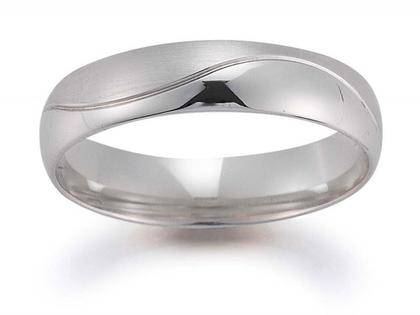Gerstner Trauring Nr. 8 – Ringe Trauring aus 585 Weißgold.