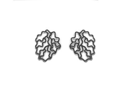 Maria Rzewuska Ohrstecker Silber 30mm – Ohrschmuck Ohrstecker aus 925 Silber.