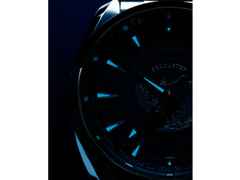 Omega Seamaster Aqua Terra 150M Automatik Edelstahl 43mm hellblaues Zifferblatt Metallband – Herrenuhren Uhr mit Datum aus Edelstahl. Das Gehäuse ist rund und silber. Das Edelstahlarmband ist silber. Das Zifferblatt ist ein Index in blau. – Ansicht 4