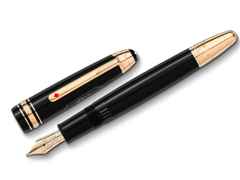 Montblanc Around the World in 80 Days LeGrand Füllfederhalter dunkelgrau – Schreibgeräte Füllfederhalter in grau und aus Edelharz, platiniert und vergoldet.