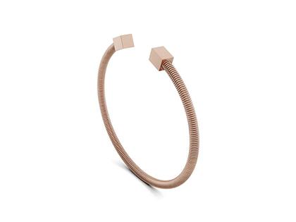 Niessing Colette Elementyx Space Cube Armreif Rosewood 56mm – Armschmuck Armreif in roségold und aus 750 Weißgold.