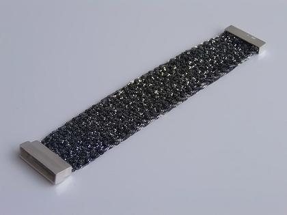 Maria Rzewuska Set 40 Armband geflochtenes Silber – Armschmuck Armband aus 925 Silber.