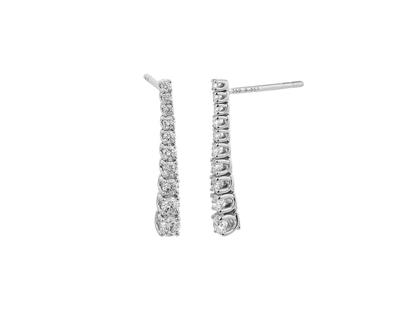 Facet Red Carpet Ohrstecker Weißgold mit Diamanten – Ohrschmuck Ohrstecker aus 750 Weißgold.