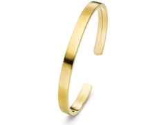 IsabelleFa Flix.Flex Men Gelbgold 7mm matt – Armschmuck Armspange aus 750 Gelbgold.
