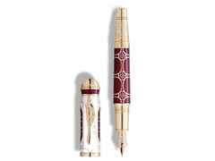 Montblanc Writers Edition                     2025: Johann Wolfgang von Goethe  Limited Edition 1808 Füllfederhalter M – Schreibgeräte Füllfederhalter in roségold und aus 750 Gelbgold, Edellack, Metall, platiniert, rhodiniert und vergoldet.