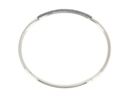Pesavento 18K Gold Armreif Weißgold grau – Armschmuck Armreif aus 750 Weißgold.