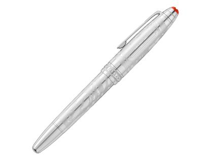 Montblanc Meisterstück X Olympic Heritage Chamonix 1924 Solitaire LeGrand Füllfederhalter M platinumbeschichtet – Schreibgeräte Füllfederhalter in silber und aus 750 Gelbgold, Edelharz, Metall, platiniert und rhodiniert. – Ansicht 2