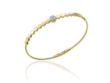 Chimento Armillas Glow Armreif Gelbgold 18cm mit Brillanten – Armschmuck Armreif in gelbgold und aus 750 Gelbgold.