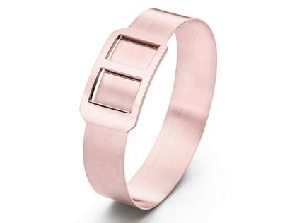IsabelleFa Tension Armreif Rougeroyal 14mm – Armschmuck Armreif aus 750 Rotgold.