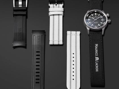 Maurice Lacroix Pontos S Diver Automatik Edelstahl 42mm schwarzes Zifferblatt schwarzes Kautschukband – Herrenuhren Uhr mit Datum aus Edelstahl und Kautschuk. Das Gehäuse ist rund und silber. Das Kautschuk / Kunststoff / Silikon Armband ist schwarz. Das Zifferblatt ist ein Index in schwarz. – Ansicht 6