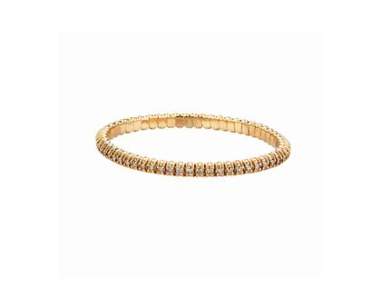 Gellner Eureka Armband Roségold 16cm Innendurchmesser mit Brillanten 2,25ct – Armschmuck Armband aus 750 Rotgold.