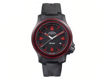 Mühle Glashütte S.A.R. Anniversary Timer Limited Edition Automatik Edelstahl DLC-Schwarz 44mm schwarzes Zifferblatt schwarzes Kautschukband – Herrenuhren Uhr mit Datum aus DLC beschichtet und Edelstahl. Das Armband ist ein Kautschuk / Kunststoff / Silikon Armband. Der Zifferblatt ist arabisch Index.
