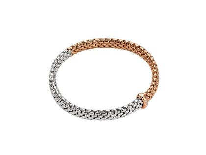 Armschmuck Armband aus 750 Rotgold, 750 Weißgold und und .