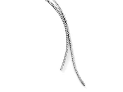 Henrich & Denzel Amila Armband Platin mit Brillanten vollausgefasst – Armschmuck Armband aus 950 Platin.