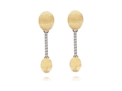 Nanis Dancing in the Rain Elite Ohrhänger Gelbgold 0,14 ct – Ohrschmuck Ohrhänger aus 750 Gelbgold.