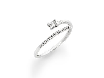 Juwelier Roller | Atelier Ring Weißgold mit Diamanten 0,200ct – Ringe Ring mit Besatz aus 750 Weißgold.