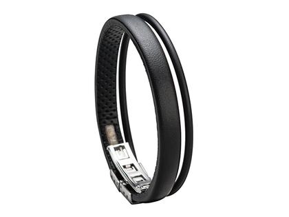 Armschmuck Armband aus Edelstahl, Kautschuk und und .