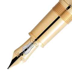 Montblanc Limited Edition Great Characters Muhammad Ali 1942 Füllfederhalter – Schreibgeräte Füllfederhalter aus 750 Gelbgold, Metall und und vergoldet. – Ansicht 3