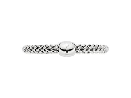 Fope Love Nest Flex'It Men Armband Weißgold M 1 Schmuckelement Brillant schwarz 0,020ct flexibel – Armschmuck Armband aus 750 Weißgold. – Ansicht 3