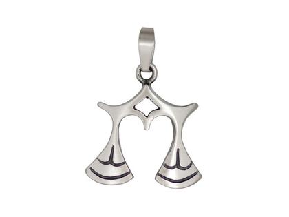 Nordform Sternzeichen Anhänger – Anhänger Anhänger ohne Besatz aus 925 Silber.