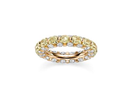 Leo Wittwer Candlelight The Ultimate Ring Roségold mit Brillanten 8,30ct – Ringe Ring aus 750 Gelbgold, 750 Rotgold und und .