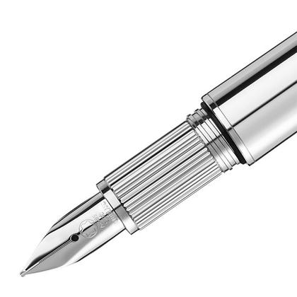 Montblanc StarWalker Metal Füllfederhalter platiniert – Schreibgeräte Füllfederhalter aus 585 Gelbgold und und platiniert. – Ansicht 2